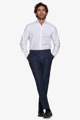 Camicia unita twill bianca slim-Dan John