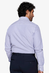 Camicia a righe royal slim-Dan John