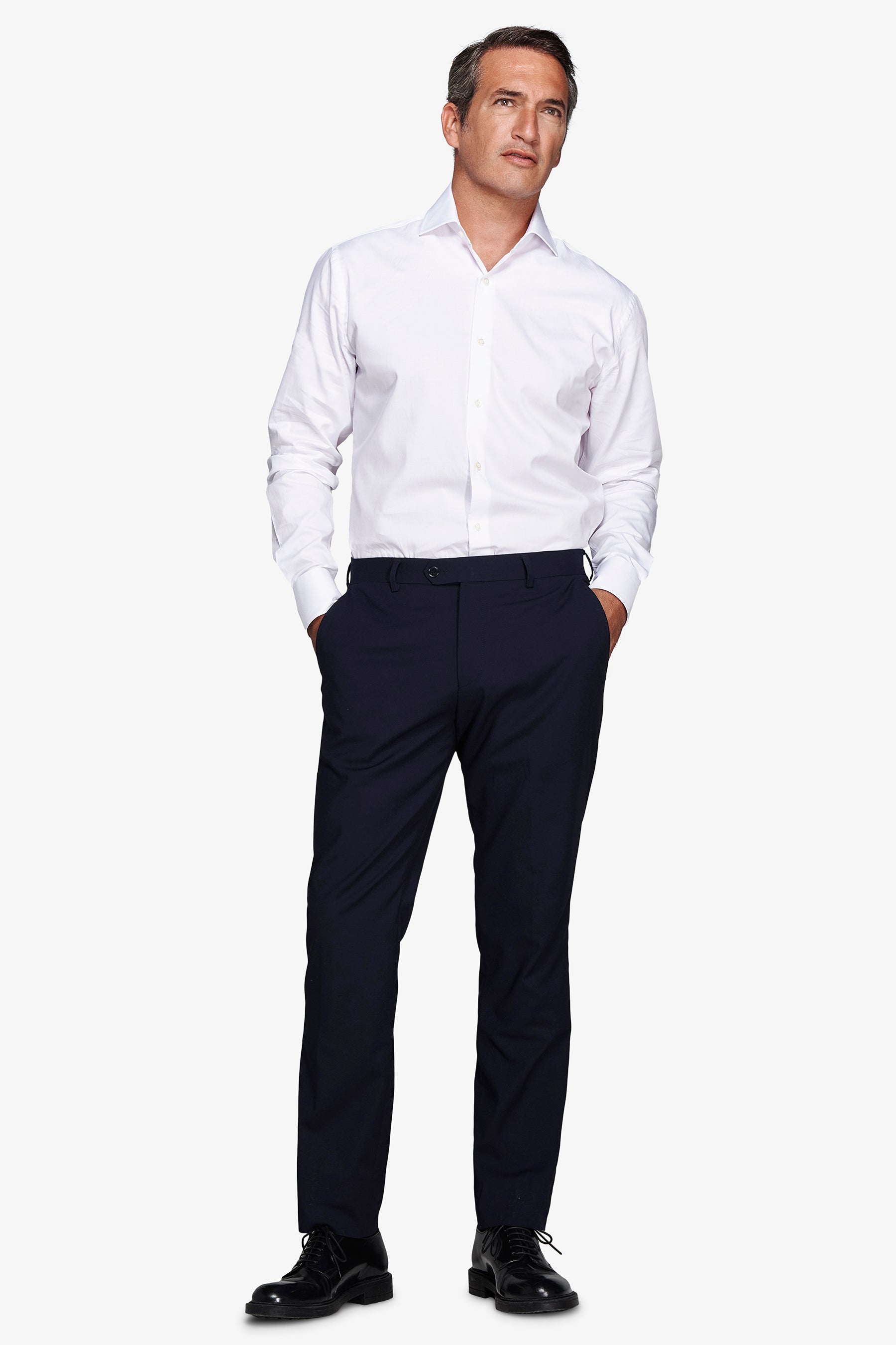 Camicia piquet bianca-Dan John