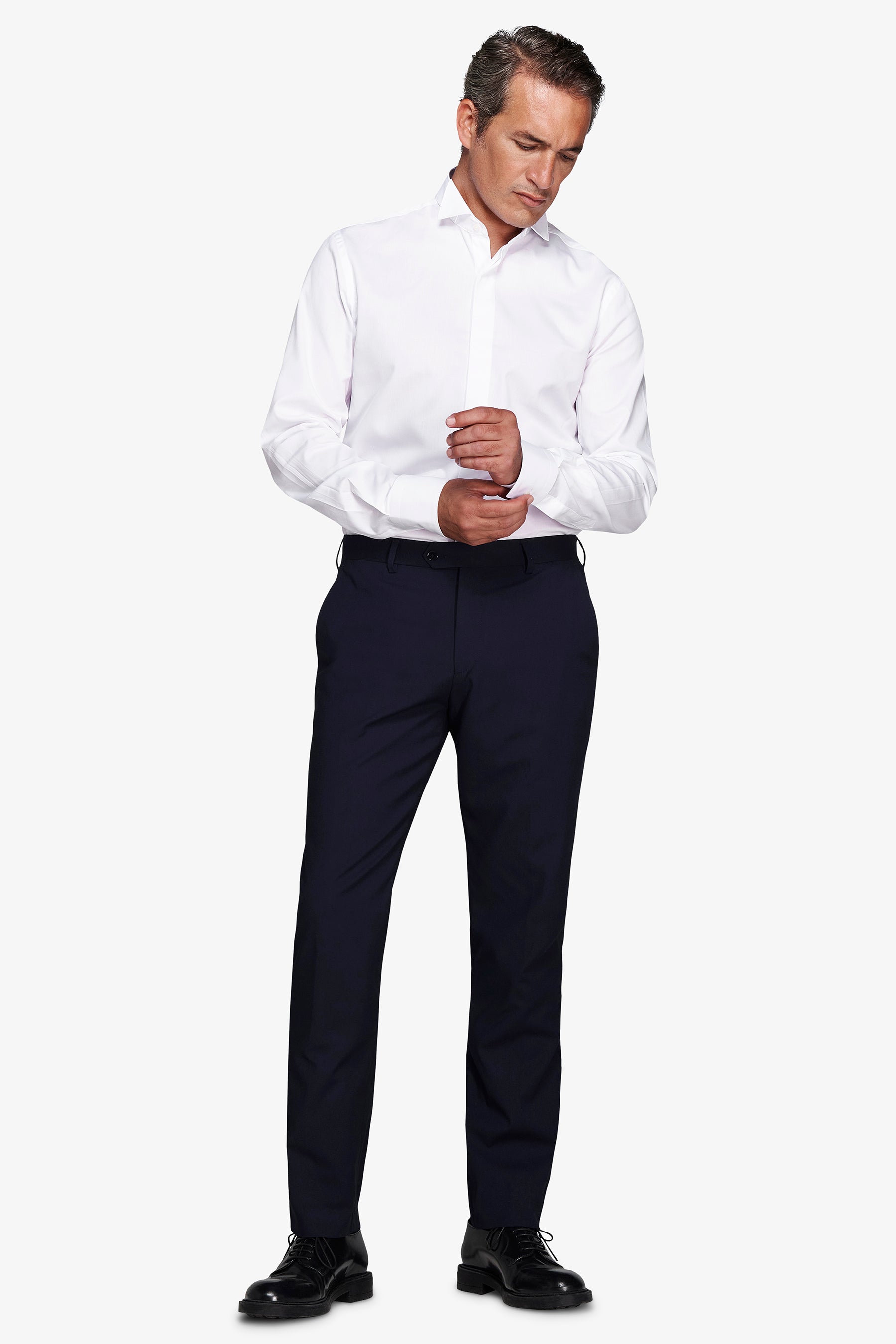 Camicia da smoking collo rialzato slim-Dan John