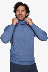 Maglia dolcevita mouline' carta da zucchero-Dan John