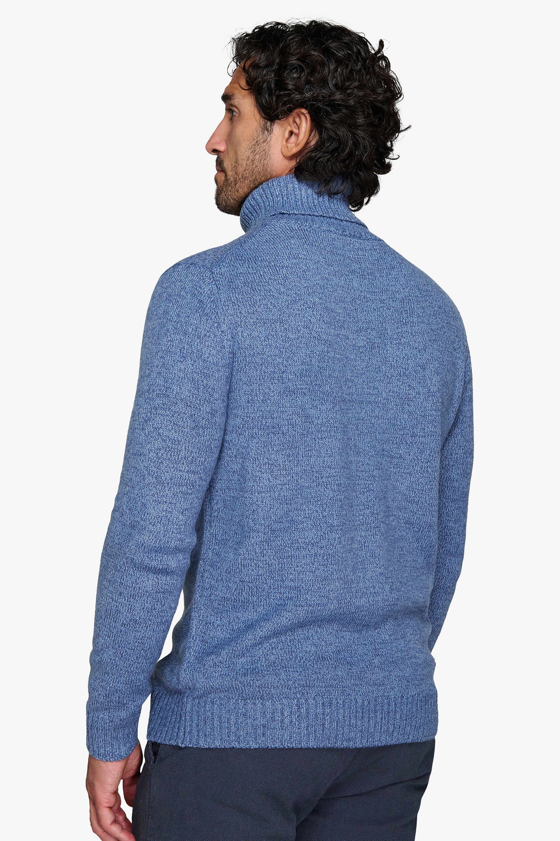 Maglia dolcevita mouline' carta da zucchero-Dan John