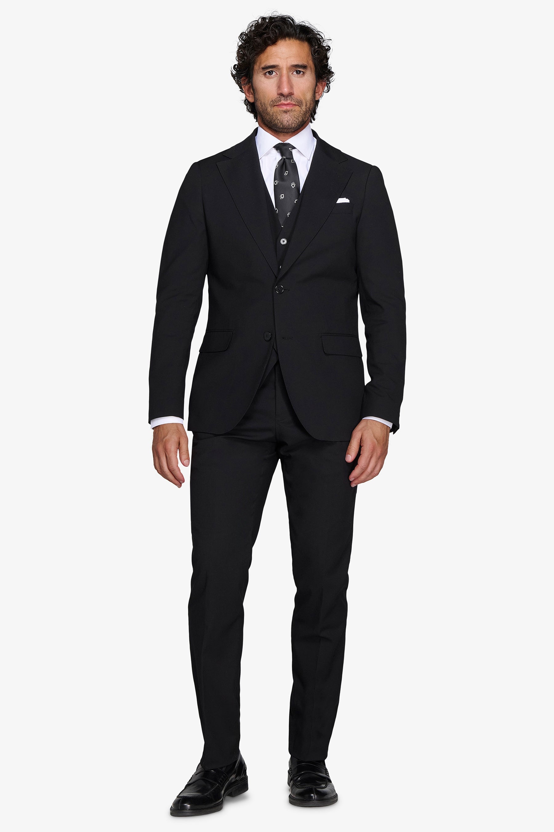 Giacca classica nera-Dan John