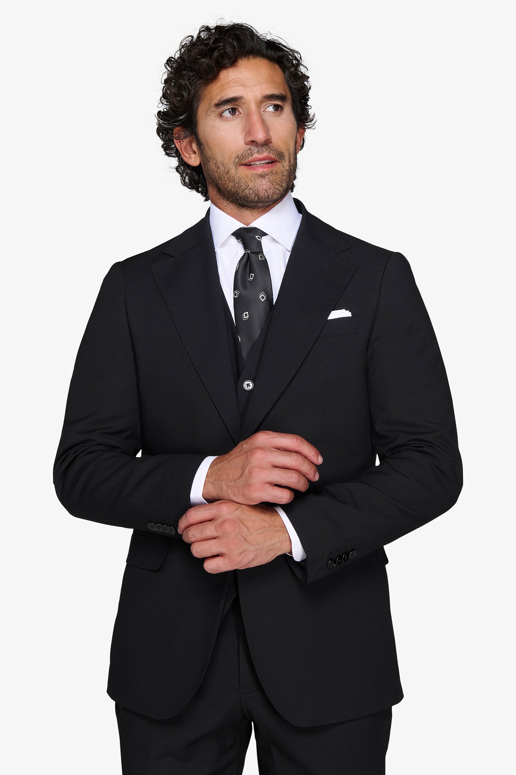 Giacca classica nera-Dan John