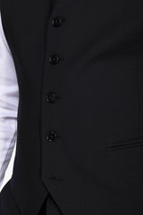Gilet classico nero-Dan John