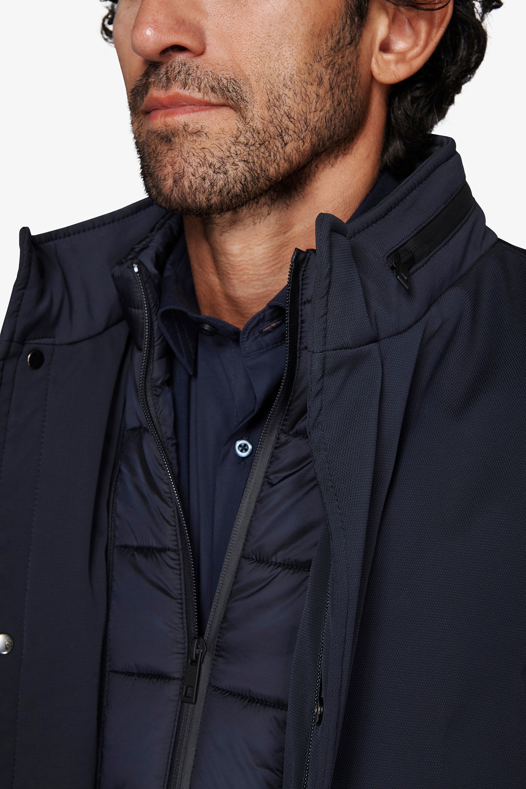 Field jacket tecnica blu-Dan John