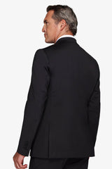 Giacca in jersey tecnico nera slim-Dan John