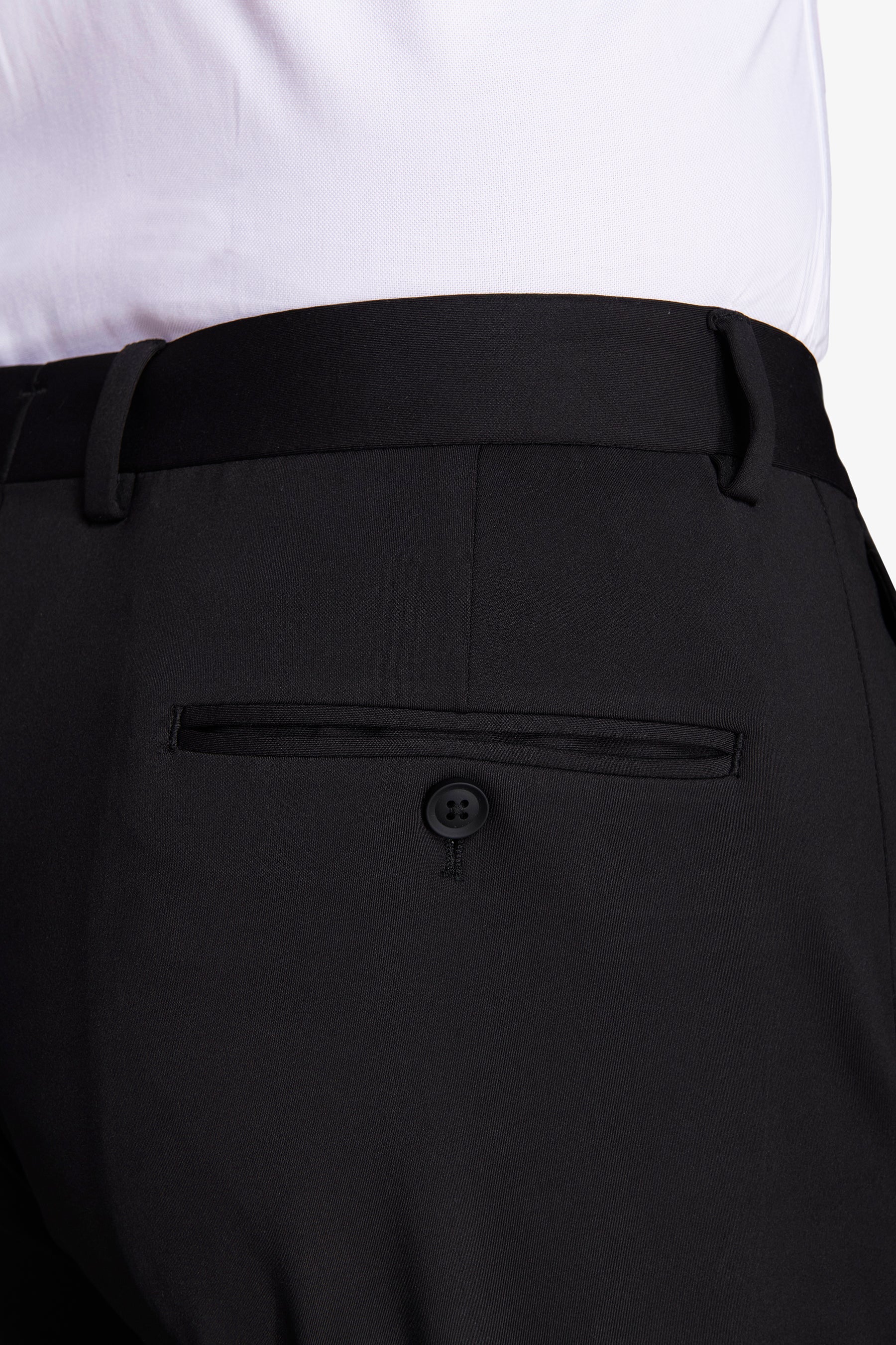 Pantaloni in jersey tecnico neri slim-Dan John