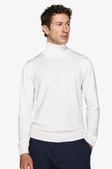 Maglia dolcevita basic panna-Dan John
