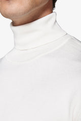 Maglia dolcevita basic panna-Dan John