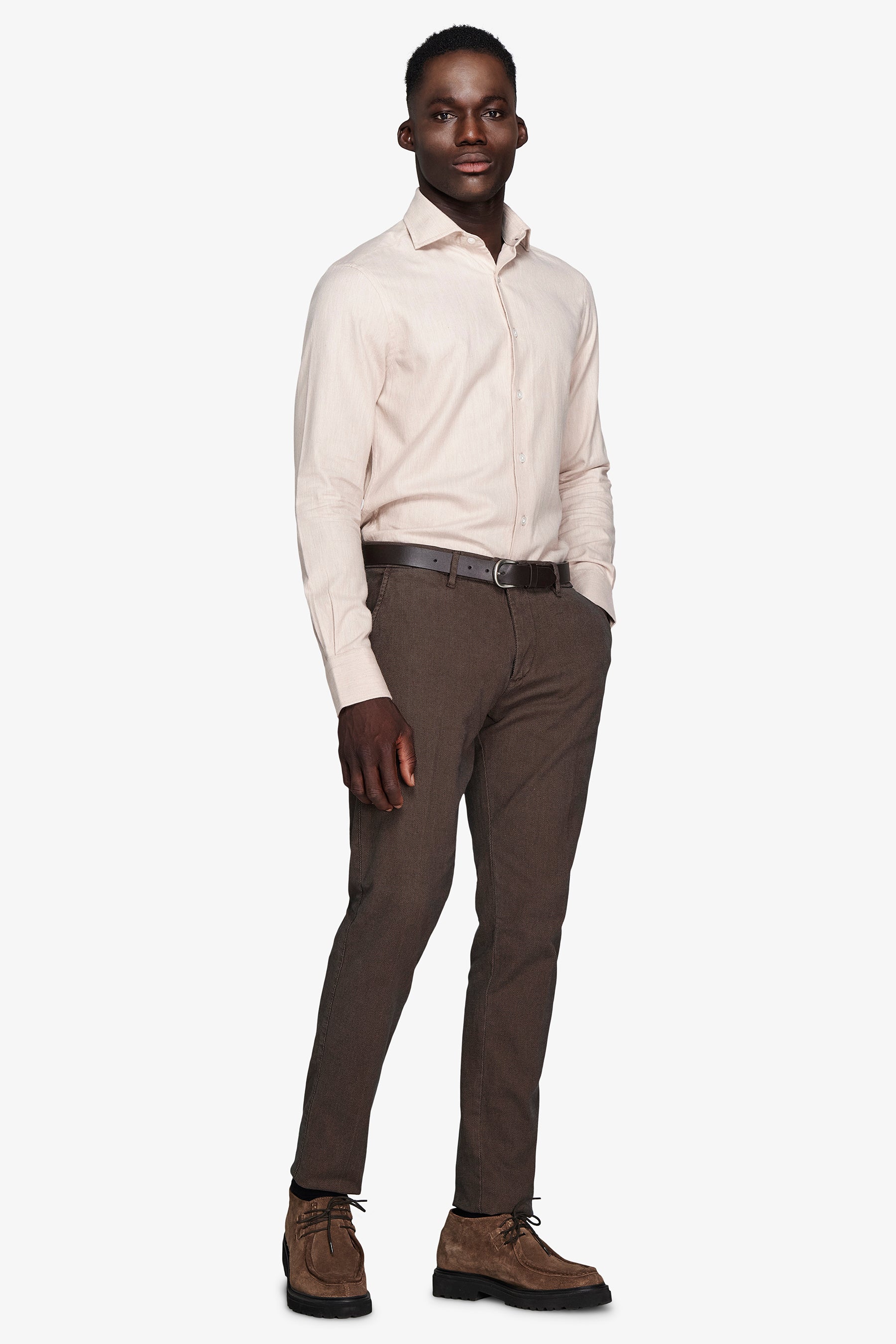 Camicia effetto flanella Herringbone corda-Dan John