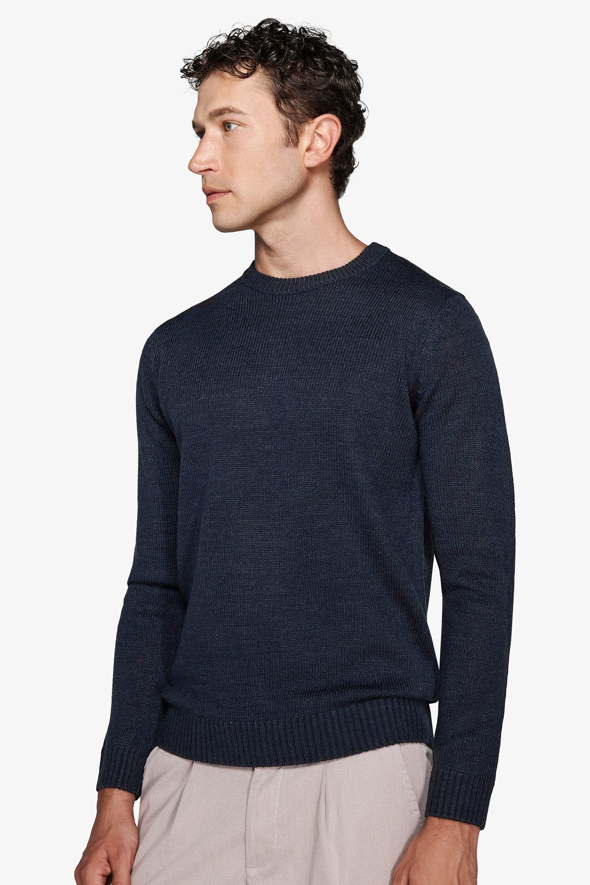 Maglia girocollo effetto lambswool avion-Dan John