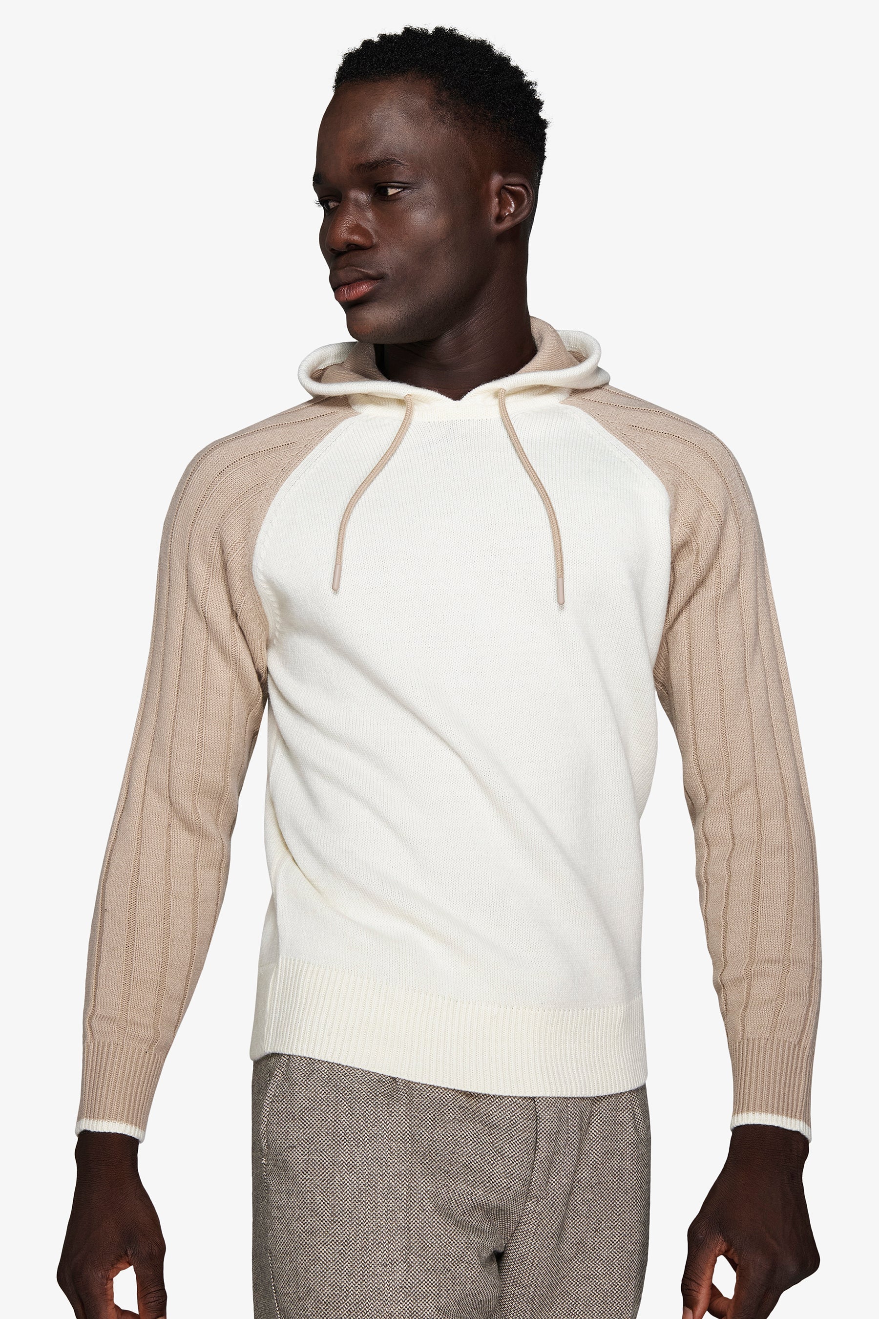 Maglia costa inglese panna DNJ-Dan John