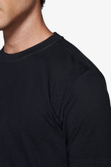 T-shirt basic in cotone leggero blu-Dan John
