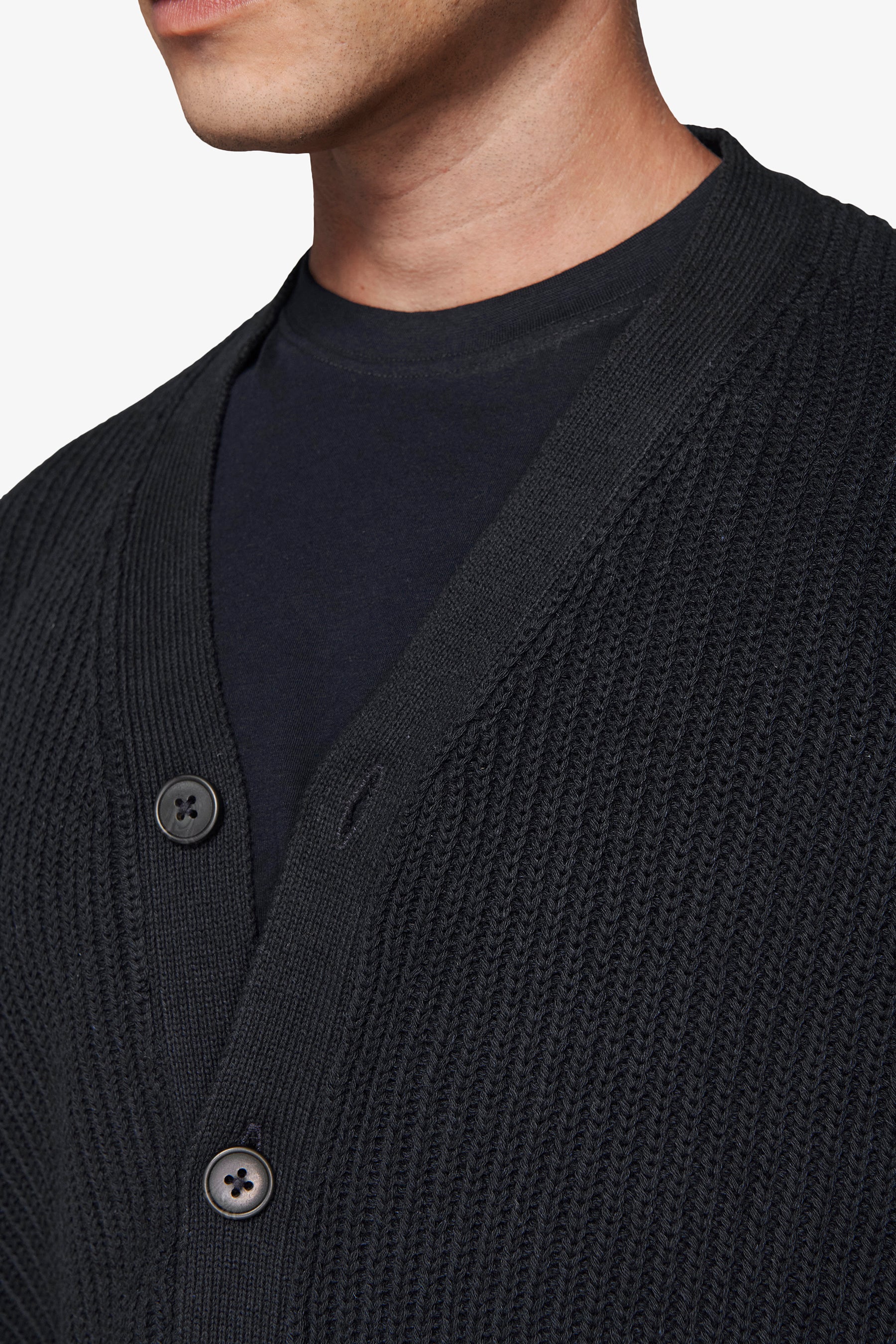 Cardigan costa inglese blu-Dan John