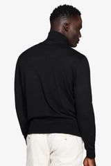 Maglia dolcevita basic nera-Dan John