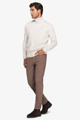 Maglia dolcevita mouline' corda-Dan John