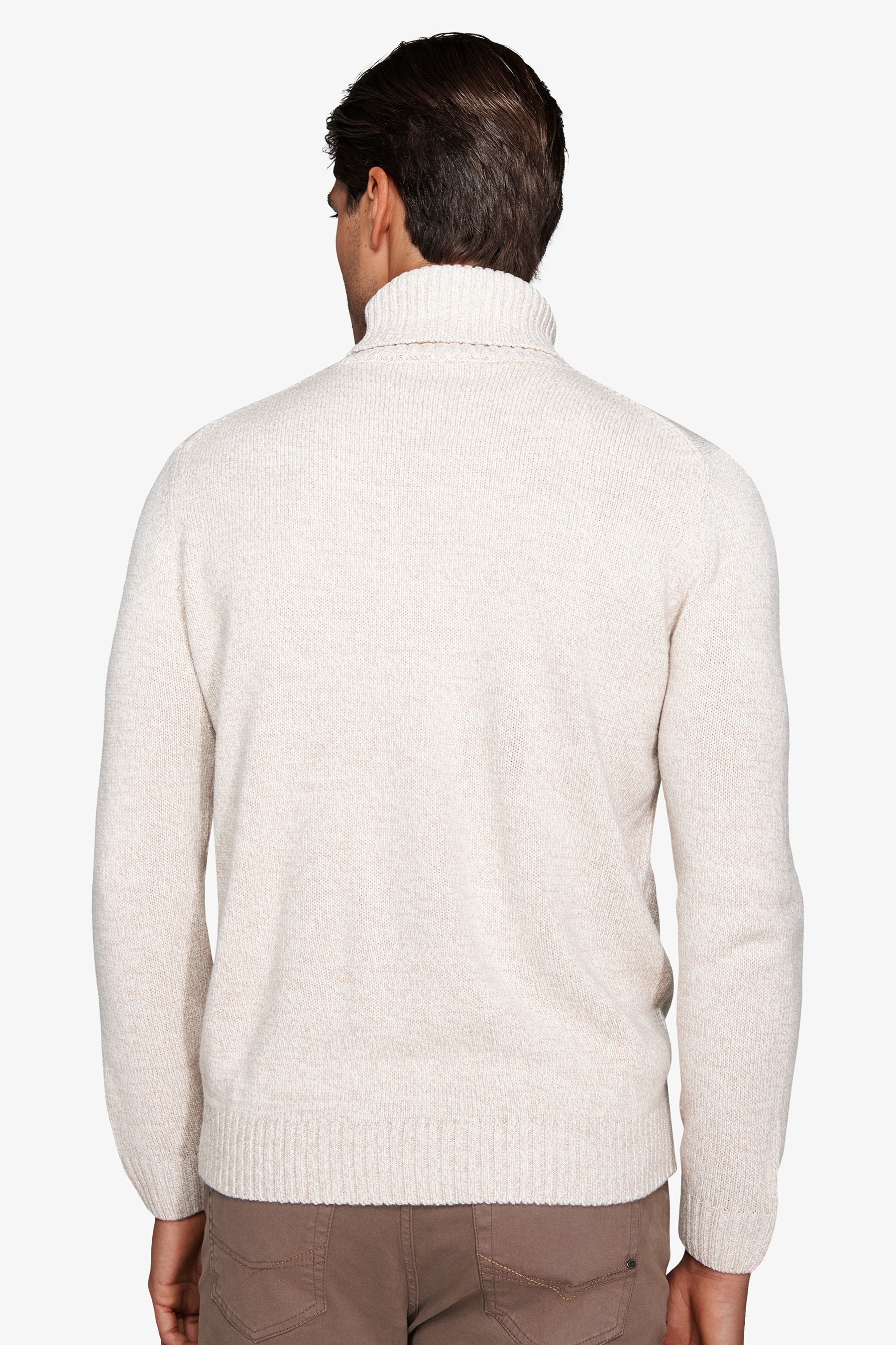 Maglia dolcevita mouline' corda-Dan John