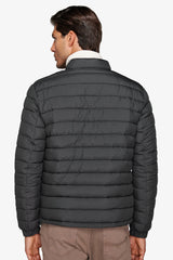 Piumino full zip trapuntato verde-Dan John