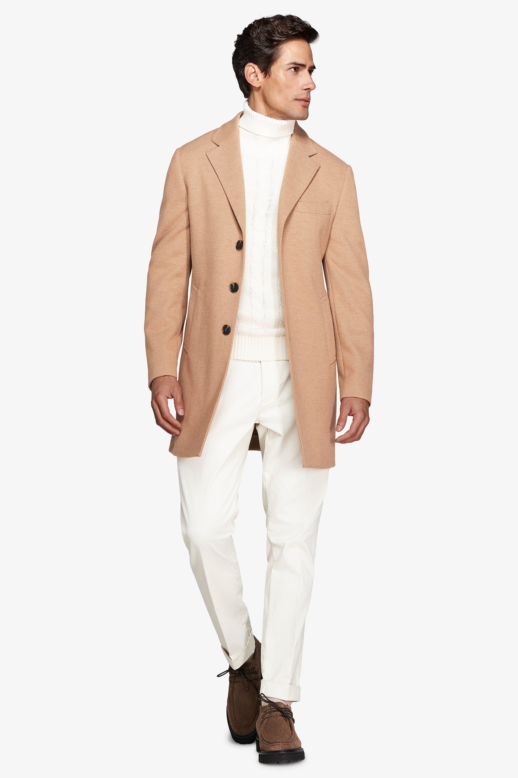 Cappotto baronetto cammello-Dan John