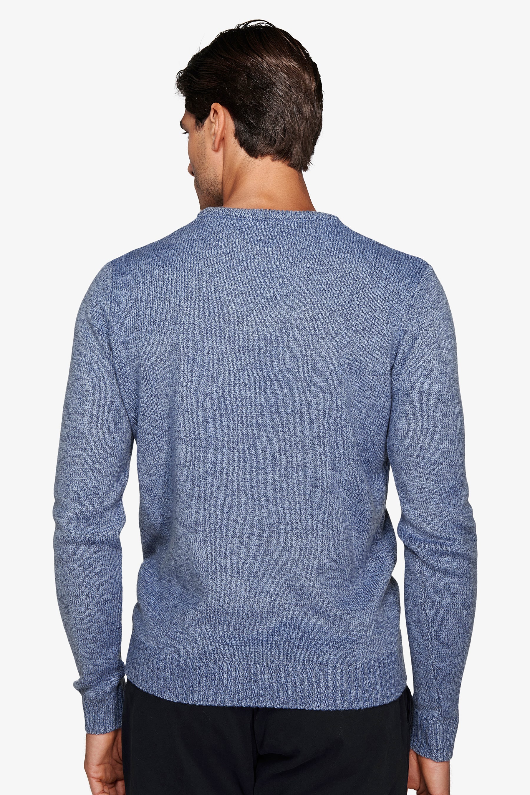 Maglia girocollo mouline' carta da zucchero-Dan John