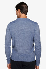 Maglia girocollo mouline' carta da zucchero-Dan John
