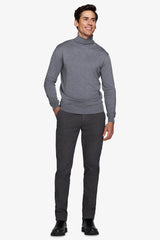 Maglia dolcevita basic grigio-Dan John