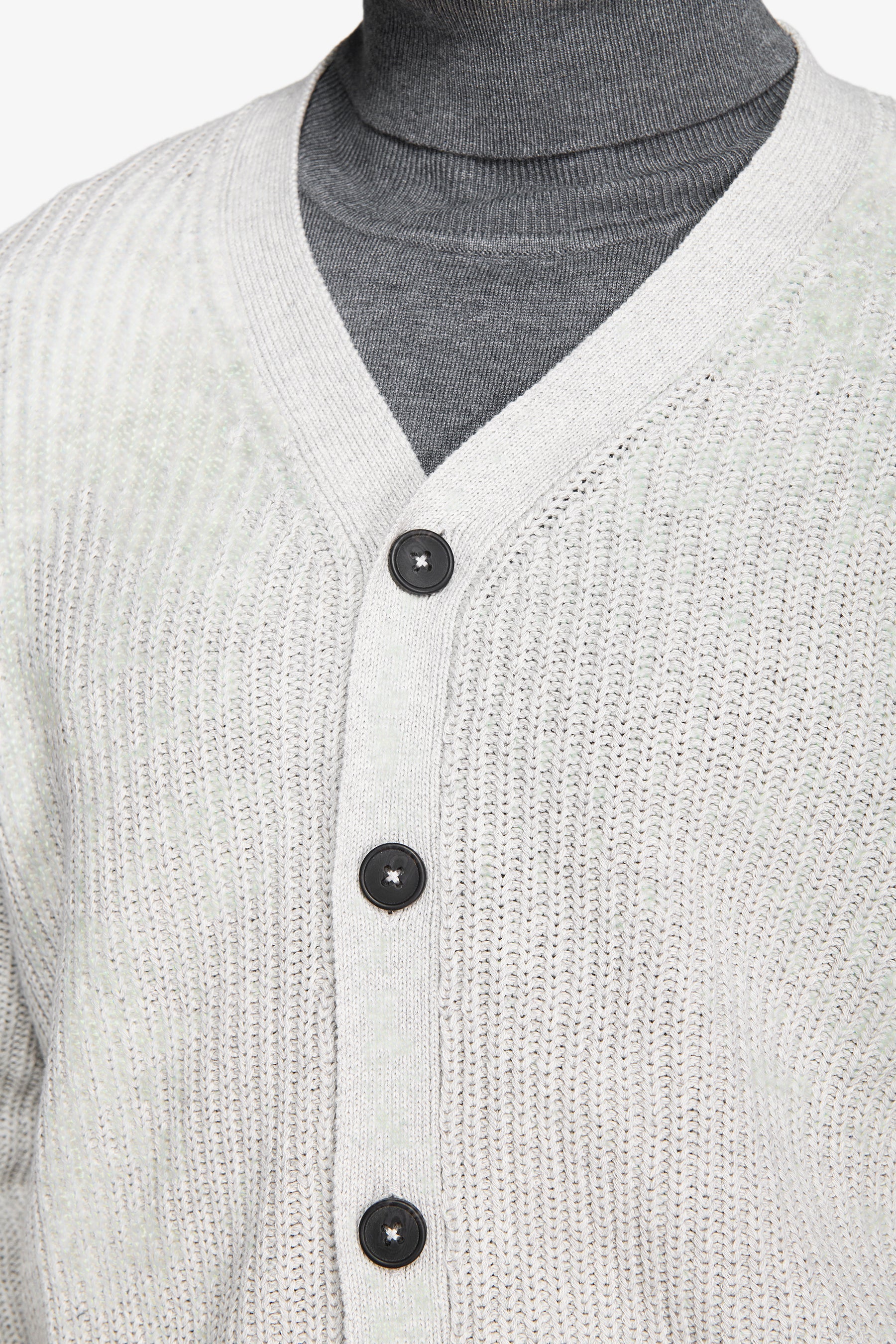 Cardigan costa inglese grigio chiaro-Dan John