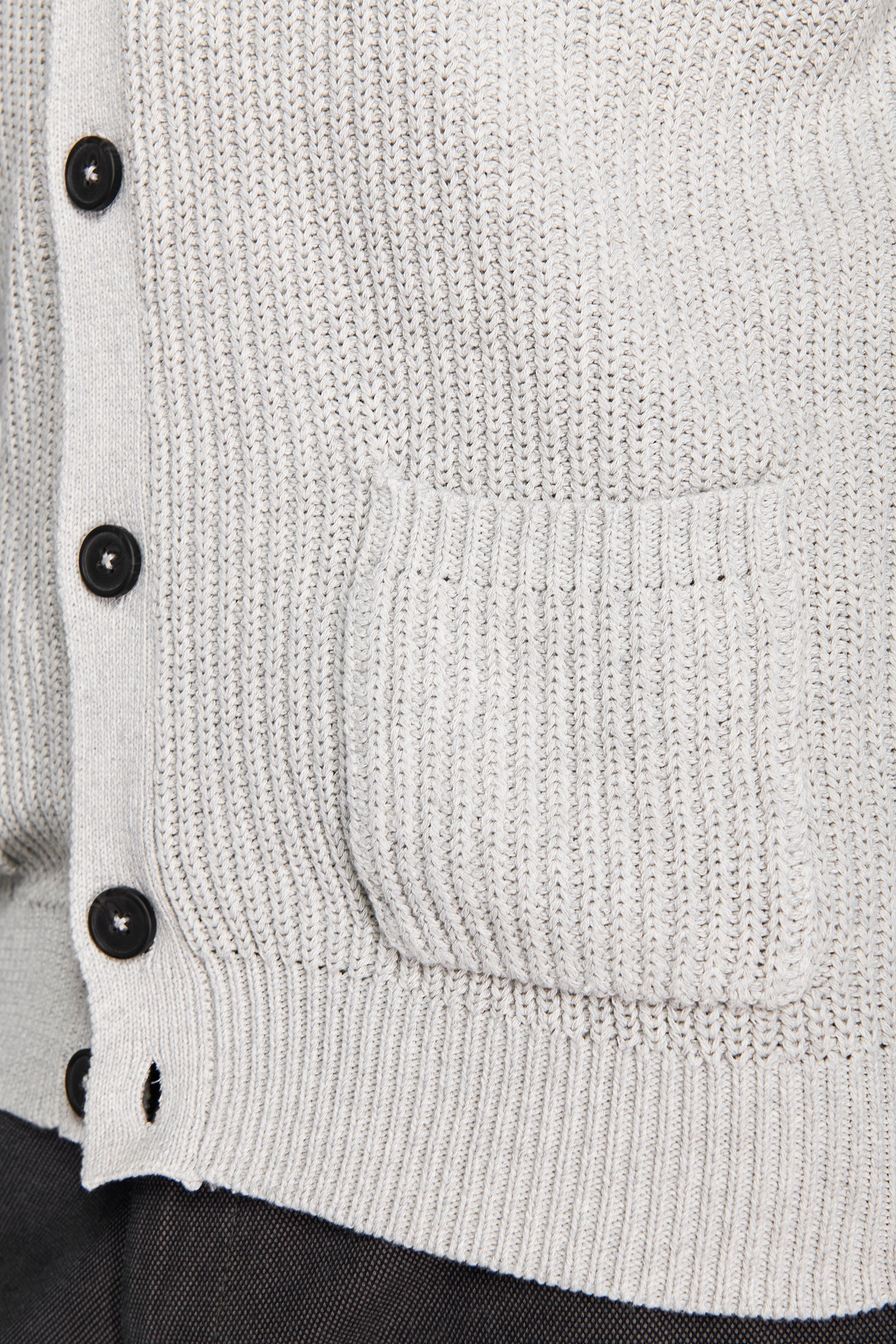 Cardigan costa inglese grigio chiaro-Dan John