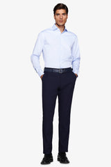Camicia piquet celeste-Dan John
