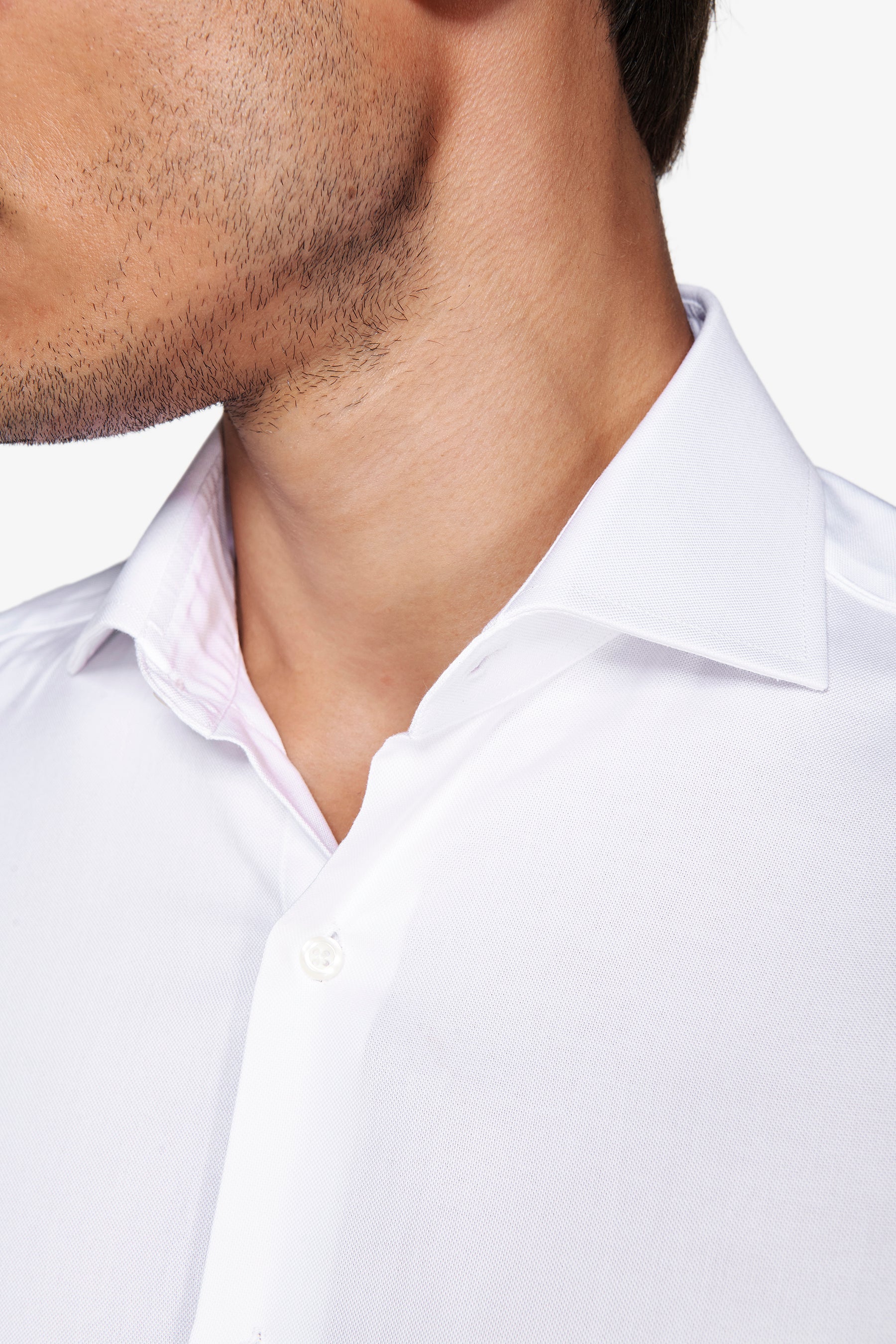 Camicia oxford bianca-Dan John