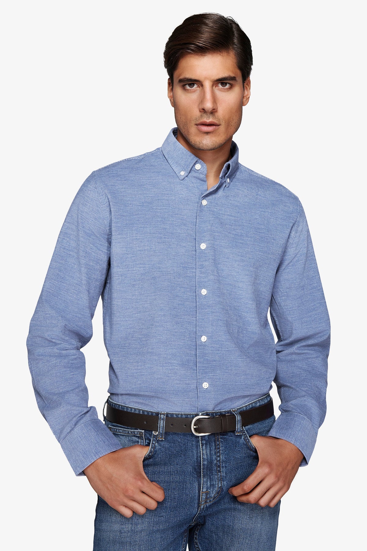 Camicia velluto millerighe carta da zucchero-Dan John