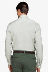 Camicia effetto flanella verde-Dan John