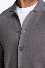 Giacca in maglia grigio medio-Dan John