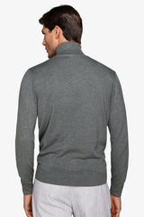 Maglia dolcevita basic verde-Dan John