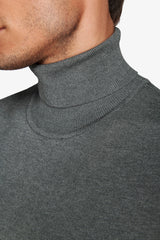 Maglia dolcevita basic verde-Dan John