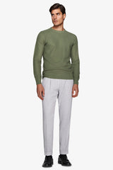 Maglia girocollo armaturata chicco riso verde-Dan John