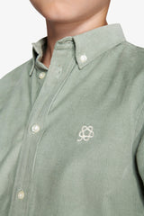Camicia velluto verde Kids-Dan John
