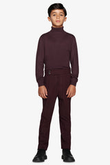 Maglia dolcevita basic bordeaux Kids-Dan John
