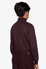 Maglia dolcevita basic bordeaux Kids-Dan John