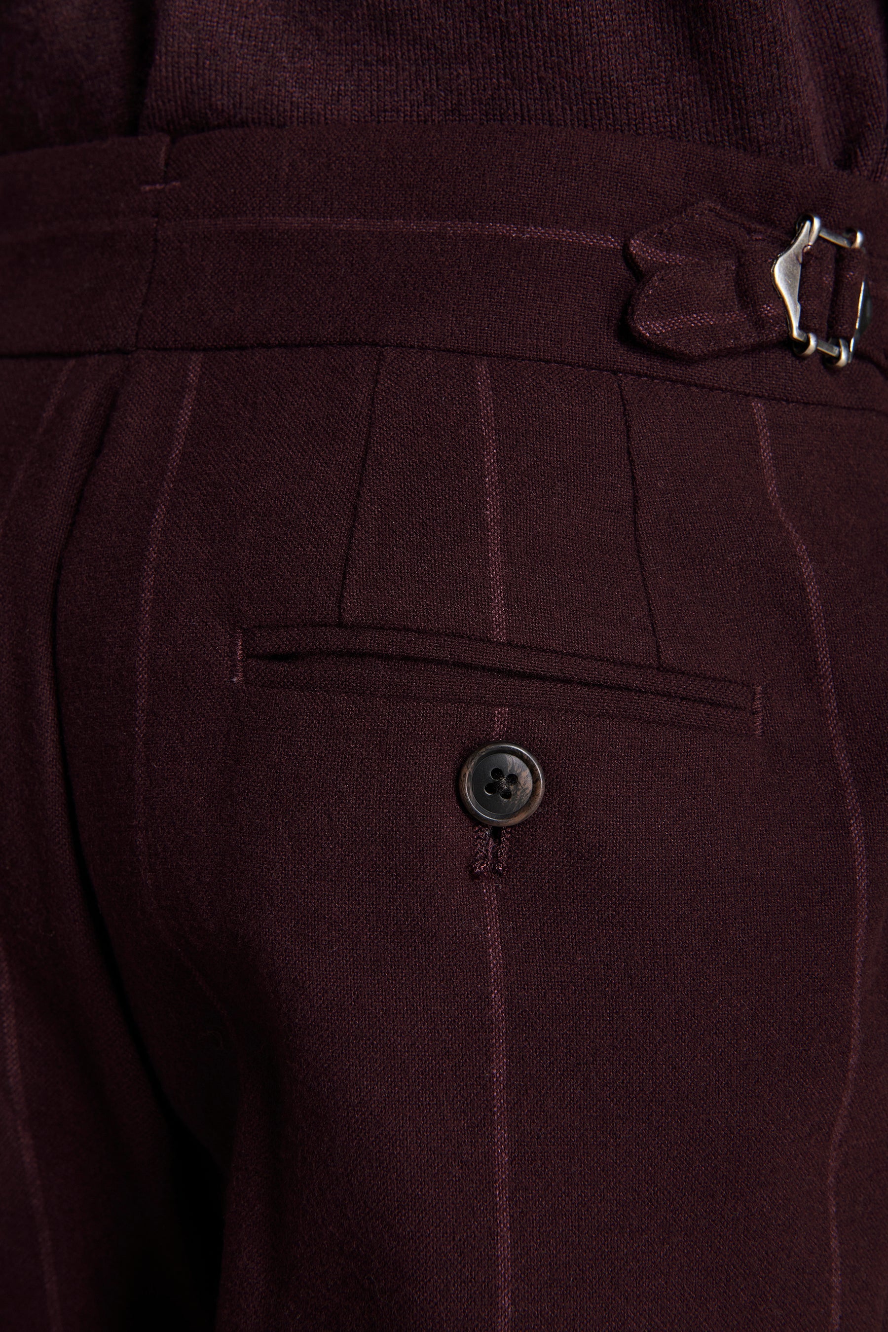Pantaloni gessati bordeaux Kids-Dan John