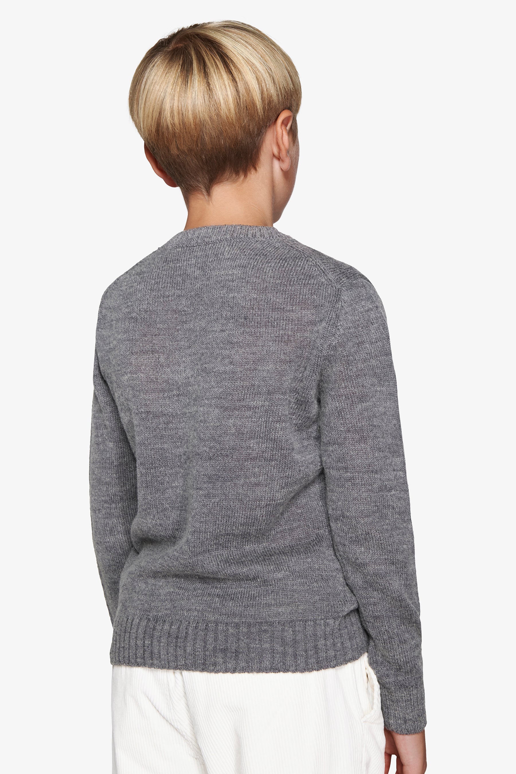 Maglia girocollo con scritta grigio medio Kids-Dan John