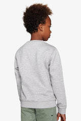Felpa girocollo basic grigio chiaro Kids-Dan John