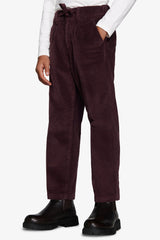 Pantaloni velluto bordeaux Kids-Dan John