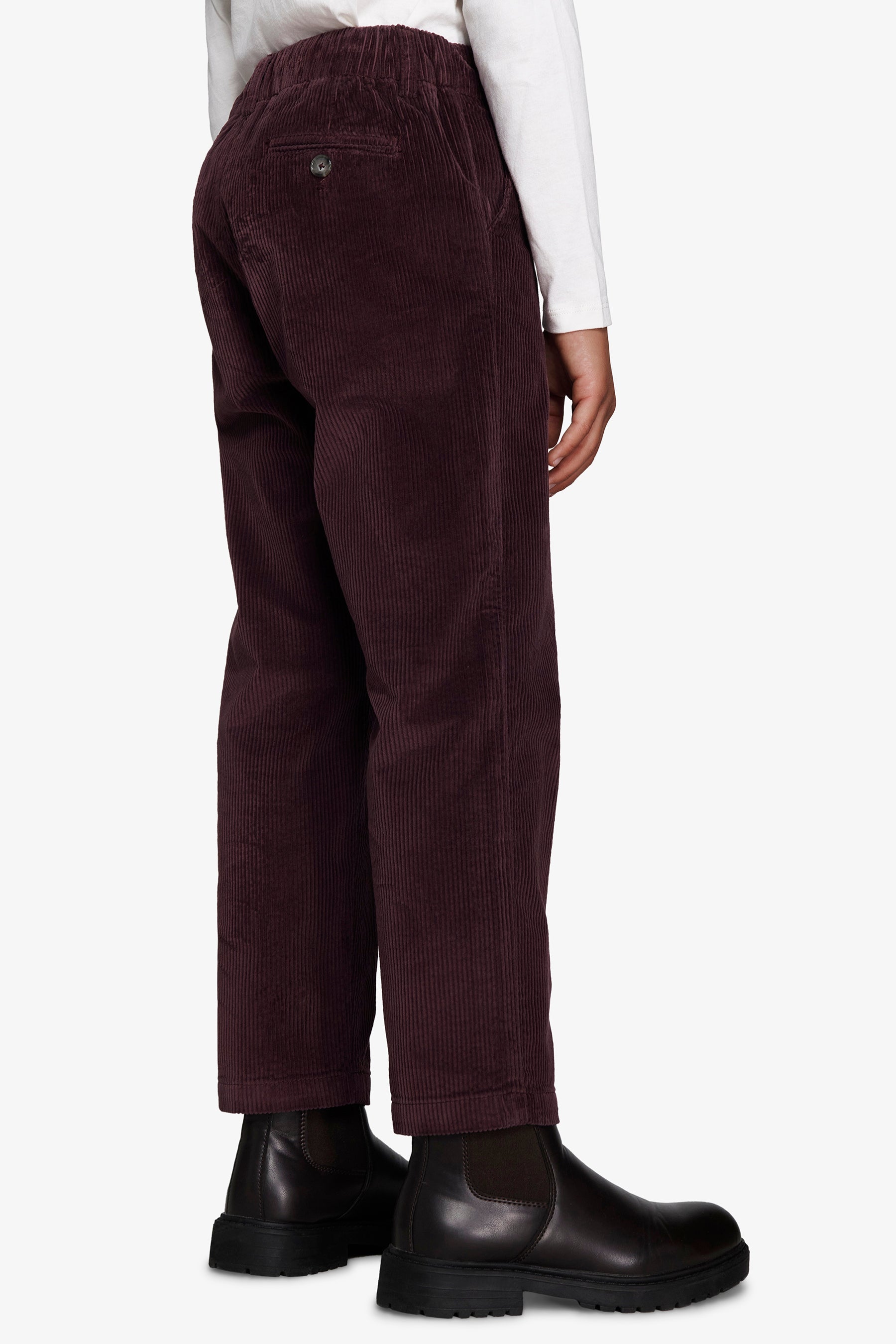 Pantaloni velluto bordeaux Kids-Dan John