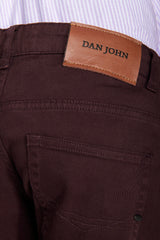 Pantaloni 5 tasche bordeaux Kids-Dan John