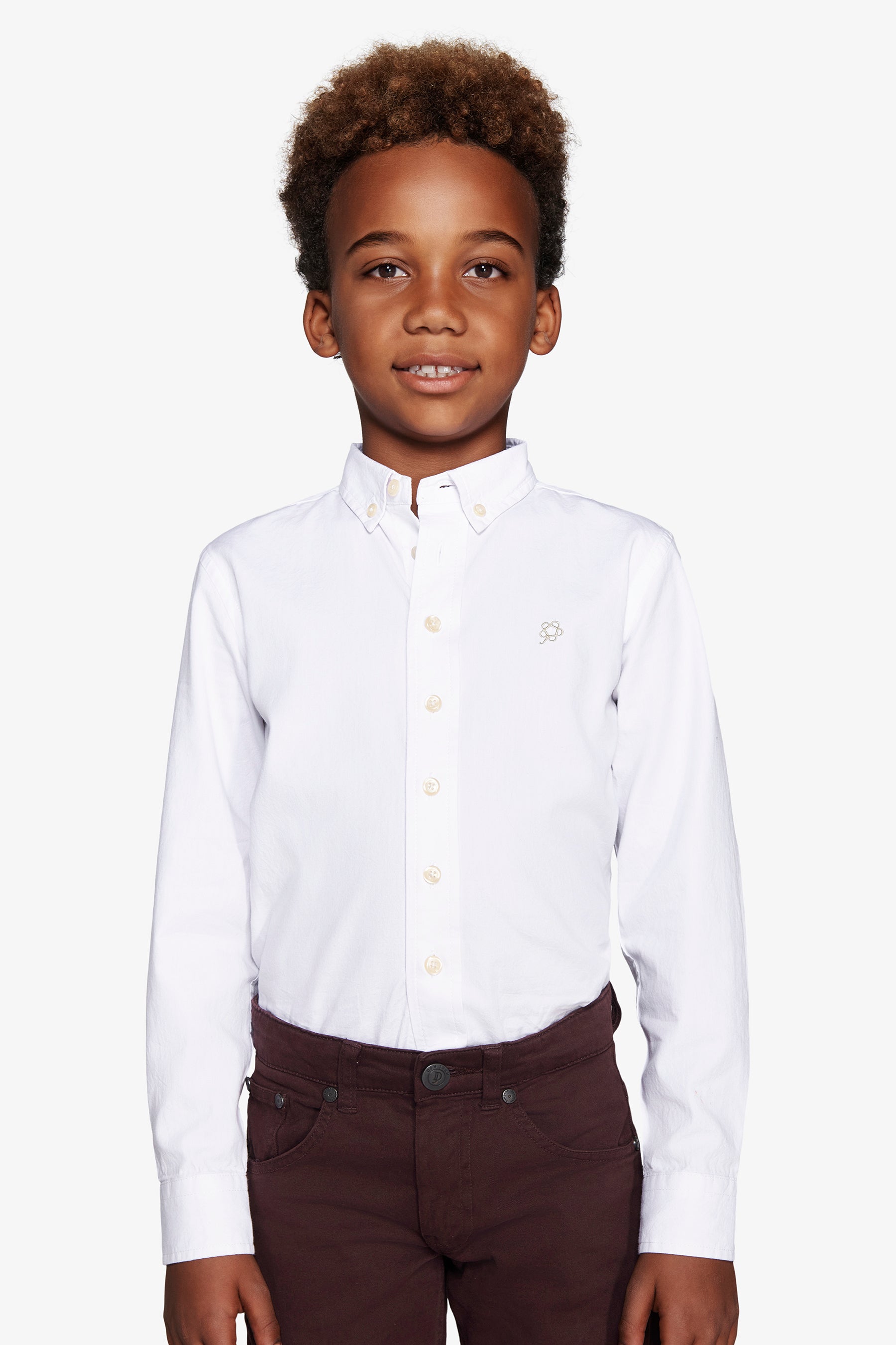 Camicia oxford bianca Kids-Dan John