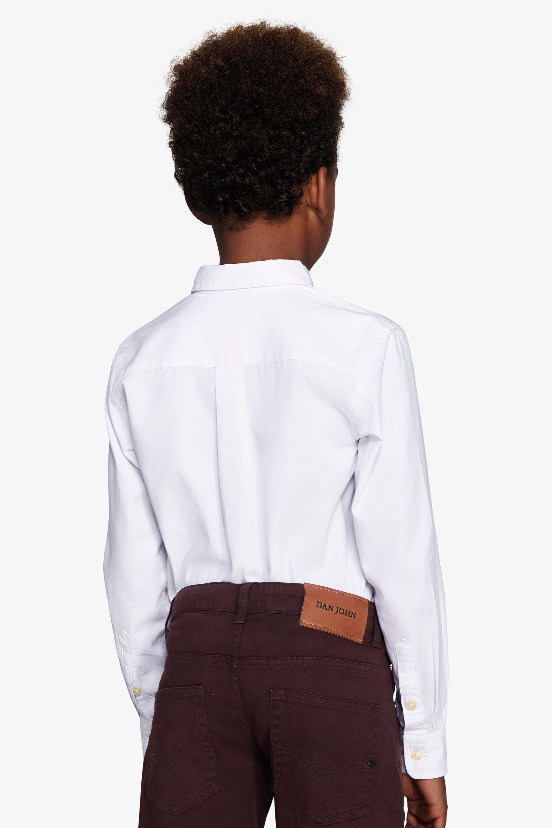 Camicia oxford bianca Kids-Dan John