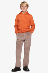 Felpa con cappuccio basic arancio Kids-Dan John