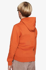 Felpa con cappuccio basic arancio Kids-Dan John